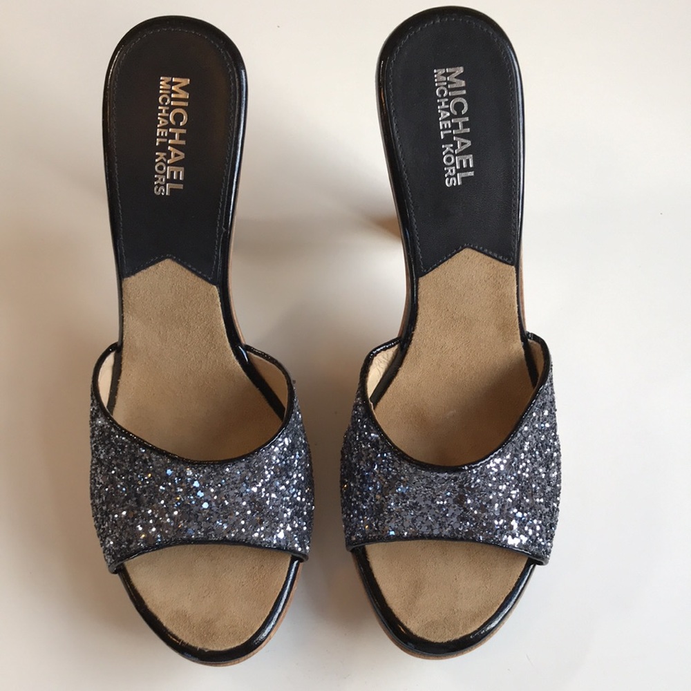 Michael Kors glitter mule size 9